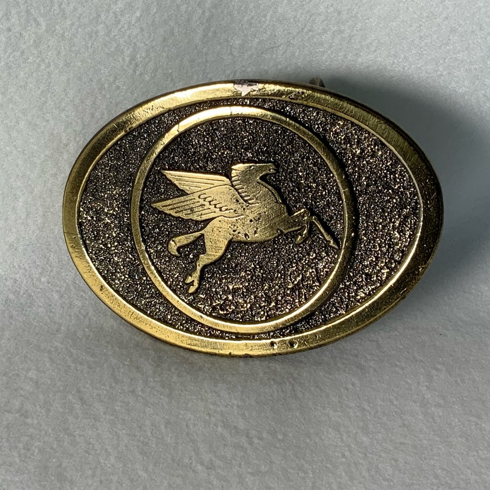 Belt Buckle - Pegasus - Vintage 70’s - Bronze